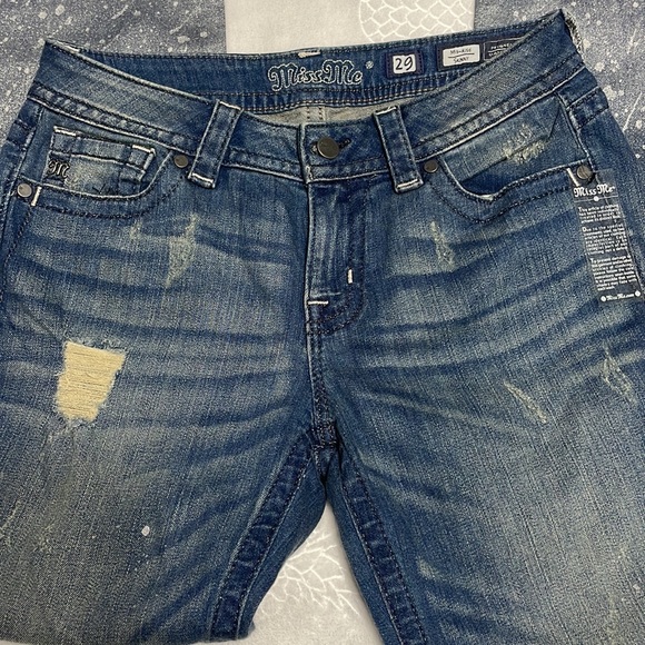 New!! Miss Me Mid-rise Skinny Jeans Size 29 - Picture 2 of 13